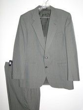 Kuppenheimer Mens Dress Suit Gray  Size 42 38W