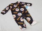 Pittsburgh Steelers Romper Sleeper Outfit One Piece Infant Sizes Creeper Baby 