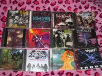 18 CD Thrash Metal Sammlung Lot Desaster Accusser Fear Factory Ratos de Porao 