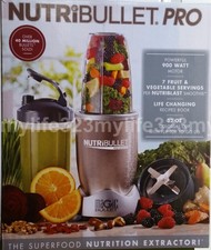 NutriBullet Pro 900 Series Blender Juicer NB9-0901 9pc Nutrition Extractor 120V