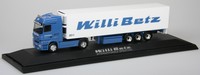 Willi Betz - MB Actros LH MP2 mit Kühlkoffer (4717/3511) in PC-Vitrine