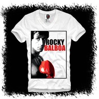 E1SYNDICATE V T SHIRT ROCKY BALBOA SYLVESTER STALLONE RAMBO BOXEN DVD DC DJ