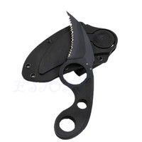 Outdoor Camping Self-defense Survival Bear Claw Cutting Hunting Pocket Knife S6