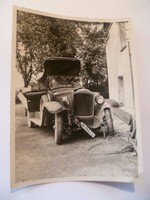 antikes  Foto - Totalschaden OPEL PKW