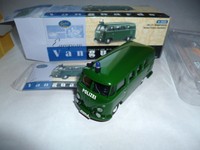 VW Typ 2 Nasenbulli Bus "Polizei Hessen" Police Politie, Vanguards in 1:43 ovp!