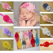 Lot 12 Bandeaux Bébé Fille Enfant Serre,tête Cheveux Fleur Dentelle Fête Mariage