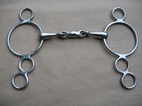 Gebiss Pessoa doppelt gebrochen Größe 13,0 cm Restposten Einzelstück No.117