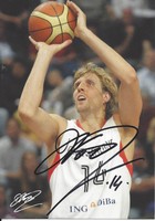 DIRK NOWITZKI-NBA-BASKETBALL-LEGENDE-DEUTSCHLAND-DALLAS-TOLLE AUTOGRAMMKARTE