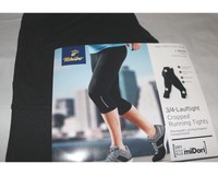 3/4 Herren Lauftight Laufhose Hose Sporthose S - XL schwarz TCM / Tchibo NEU