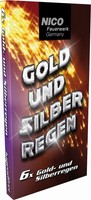 6/18/30/60  NICO Gold- u. Silberregen, Handfontänen, Silvester, Kinder, Kids