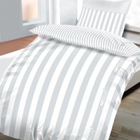 SC Freiburg Bettwäsche Linon SC Freiburg mit Knöpfen 2-teilig 135x200 Fußball