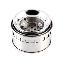 Outdoor Portable Wood Burning Backpacking Emergency Survival BBQ Camping StoveEM