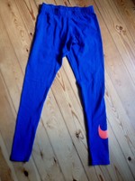 NIKE Damen Leggings Tights Fitnesshose Blau, Gr. S 