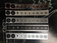 Jura Impressa Z5 Tastensymbol Aufkleber Sticker