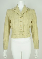 Vintage Ladies 1940's Wool Fitted Jacket by Winston size Small