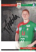 Autogrammkarte AK signiert signed SC Magdeburg TOMASZ GEBALA