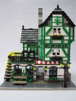 Brezelhaus aus LEGO - Steinen Creator Modular Haus MOC