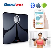 Bluetooth Personenwaage Körperwaage Körperfettwaage Elektronische Analyse Waage