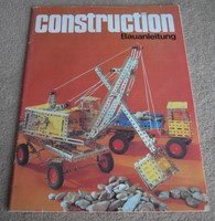 DDR Modellbaukasten CONSTRUCTION Bauanleitung 1985 für C01-C04
