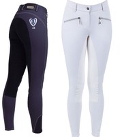 Covalliero Reithose für Damen Detroit bau oder weiß Neu