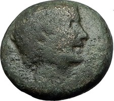 AUGUSTUS DIVUS JULIUS Caesar Domitian Restitution Thessalonica Roman Coin i59348