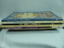 Lot of 6 Quilting Books - Vintage Quilting Scrap Weiss Bargello Leisure Arts