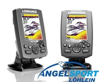 Lowrance HOOK-3x (Elite-3x) Echolot Fischfinder Farbdisplay 83/200 kHz Heckgeber