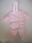 NEW Baby Girls 3/6 mo Old Navy Pink Puffer Snowsuit Bunting