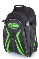 Rucksack Bagster " Sport " Größe: 30-40L Farbe: schwarz/grün Gepäck wasserdicht