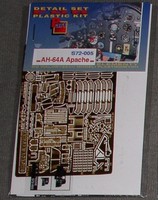 Ätzteilset für AH-64 A Apache (Academy) 1/72 Part