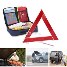 Automotive Emergency Travel Kit Roadside Car Safety First Aid Triangle Breakdown