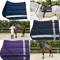 EQUI-THÈME „Stripe" Schabracke Springschabracke Sattelunterlage 