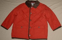 Janie & Jack dusky red quilted polyfill coat NWT 2t - 3