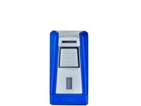 Colibri Feuerzeug Stealth I / 1er Jetflame / Blau Metallic / Chrom