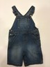 Baby Osh Kosh B'Gosh genuine kid Denim blue jean Short overalls Size 24 Months 