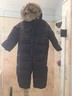 Baby Gap Boys Blue Bundler Bunting 1 PC Snowsuit Down Filled Size 18-24 Mos EUC