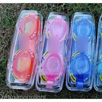 Verstellbare Kinder Anti-Fog Schwimmbrille wasserdicht Schwimmen UVschutzbrille 