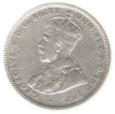 Australia Coin Shilling 1916 M Vf