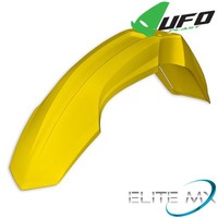 SUZUKI RM 85 01-15 RESTYLED FRONT FENDER MUDGUARD YELLOW NEW UFO