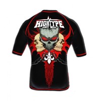 THERMOAKTIVE RASH GUARD KURZÄRMELIG MMA SCHÄDEL IDEAL FÜR TRAINIEREN, LAUFEN