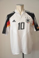 2004 Deutschland Trikot Gr. M #10 Kuranyi Adidas WM DFB EM Home Germany Jersey