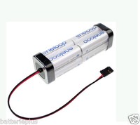 9,6V 1900mAh Panasonic eneloop  Senderakku Doppelwürfel Futaba FF-7 bis FF10