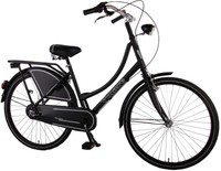VOLARE - Hollandrad Omafahrrad Kinderfahrrad 26 Zoll - schwarz - 3 Gang - 52612
