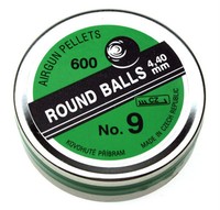 Punktkugeln No.09 | 4,4mm | 600 Stück | Luftgewehr Kugeln | NEU | OVP