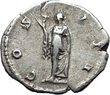 Hadrian 124-128AD Silver Rare Ancient Roman Coin Spes Hope i58529