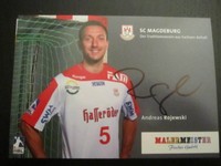 16460 Andreas Rojewski SC Magdeburg Handball original signierte Autogrammkarte