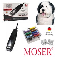 Tier Schermaschine Moser 1234 + acht Metallaufsteckkämme Hundeschermaschine 
