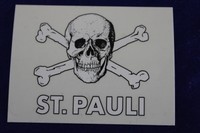 Aufkleber, Original FC St.Pauli, Merchandise, witterungsbeständig