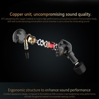 KZ ATE Sport In Ear Kopfhörer Ohrhörer Tiefbassröhre Qualität HiFi Pro