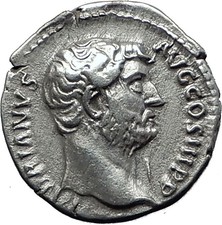 Hadrian 137AD Silver Rare Ancient Roman Coin Moneta Funds Protectress i58505